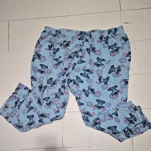 Disney Light Blue Stitch Lounge Pants